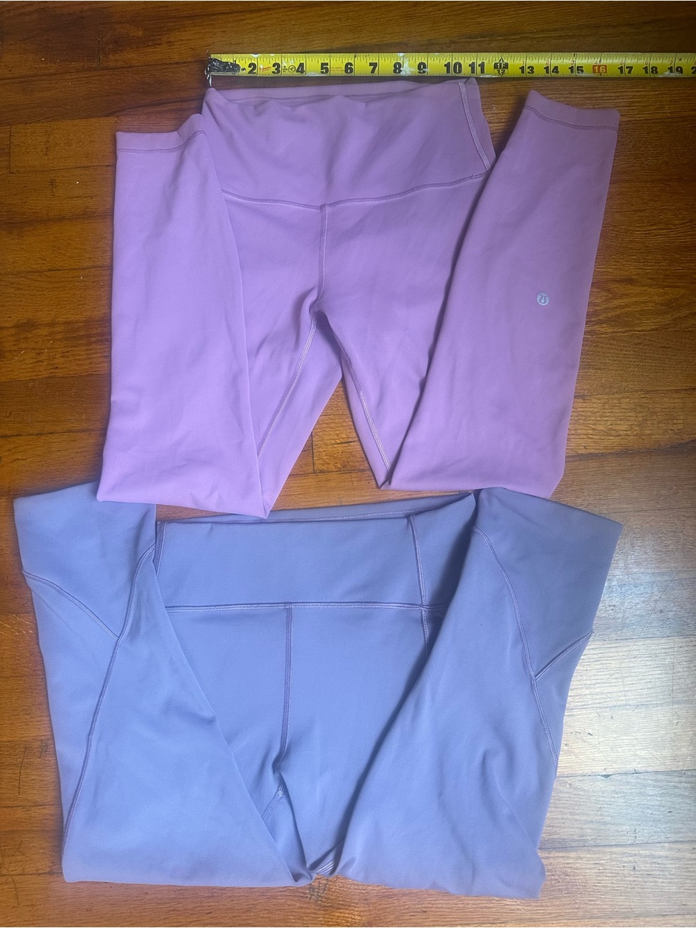 lululemon athletica Pair of Lavender and Lilac Leggings Lot Of 2